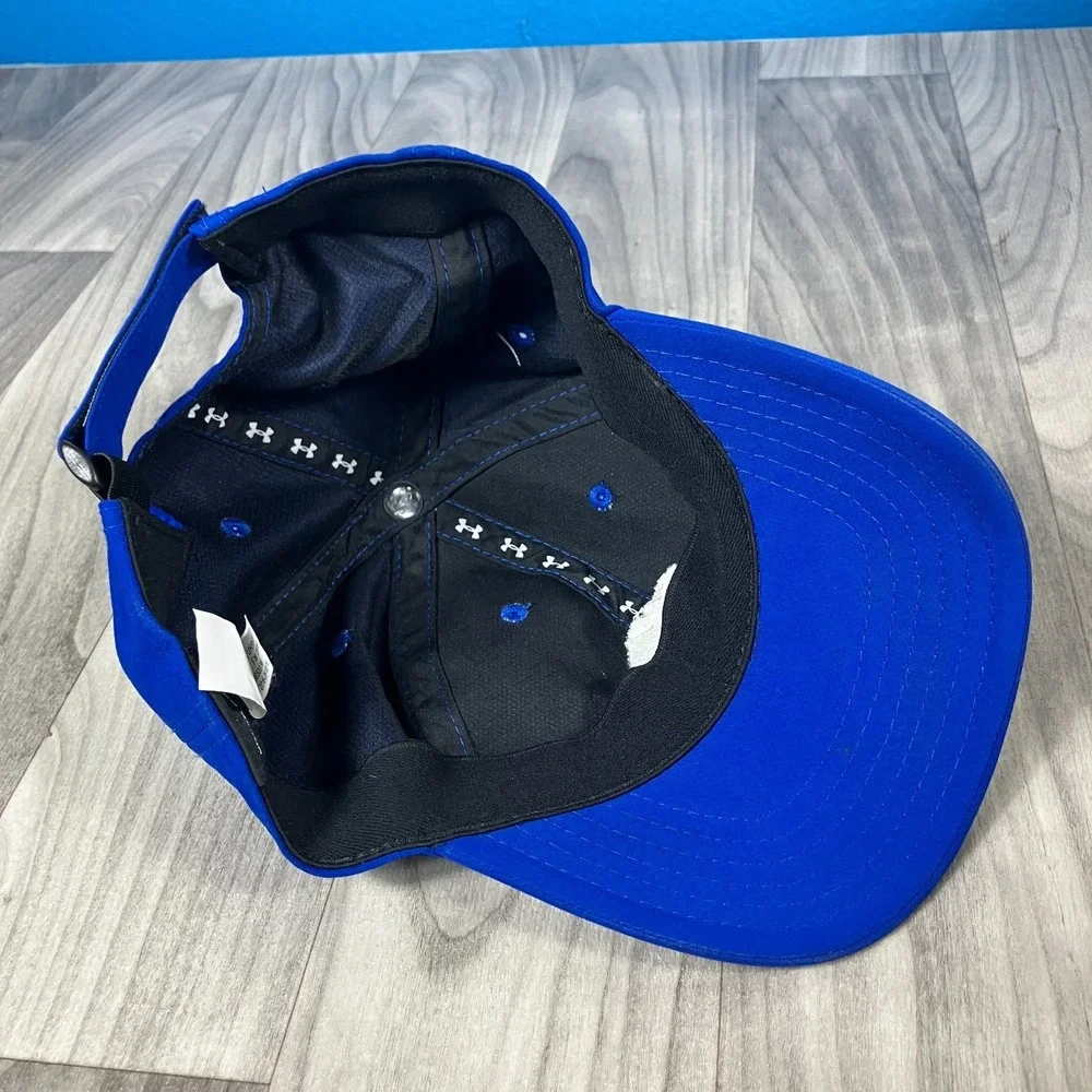 Under Armour PGA West Baseball Cap Hat Boys One Size Blue Adjustable Strapback‎